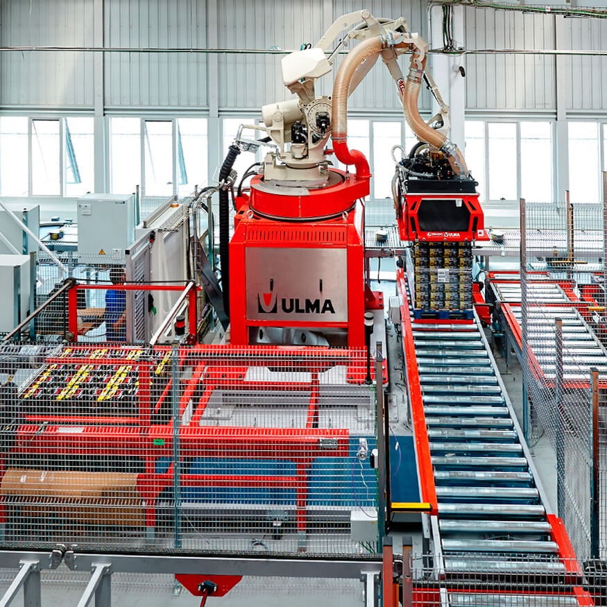 Robot palletising systems por Ulma Handling